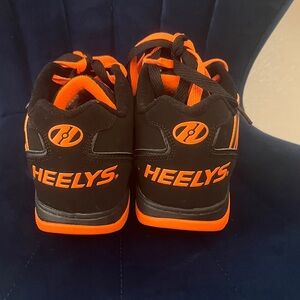 Heelys Black and Orange Roller Shoes